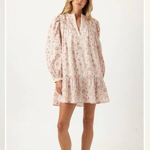 Sundays Floral Long Sleeve floral Adley Dress